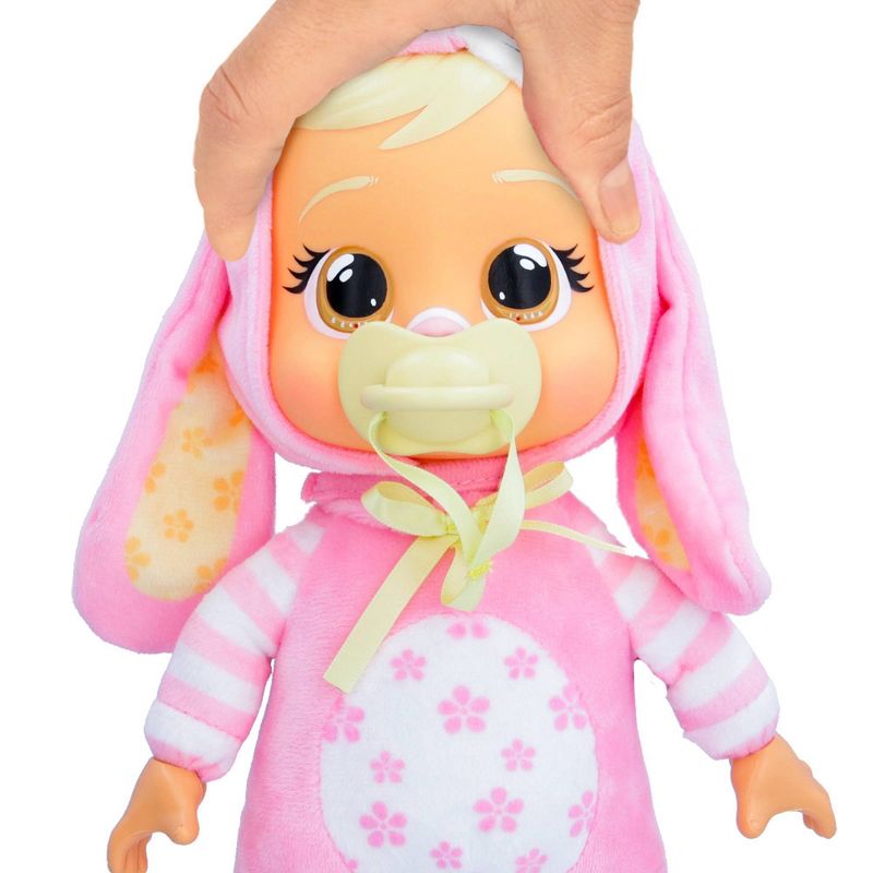 Cry Babies Tiny Cuddles Easter Bunny Lola 9&#34; Baby Doll, 4 of 8