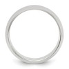 Black Bow Jewelry Men's 8mm Sterling Silver Half Round Standard Fit Band - 2 of 4