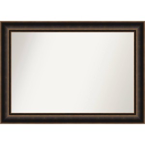 42"x30" Villa Wood Wall Mirror, Oil Rubbed Bronze Frame, Modern Decor - Amanti Art - 1 of 4
