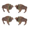 Winter Bison Figurine (Set of 4) - 3 of 4