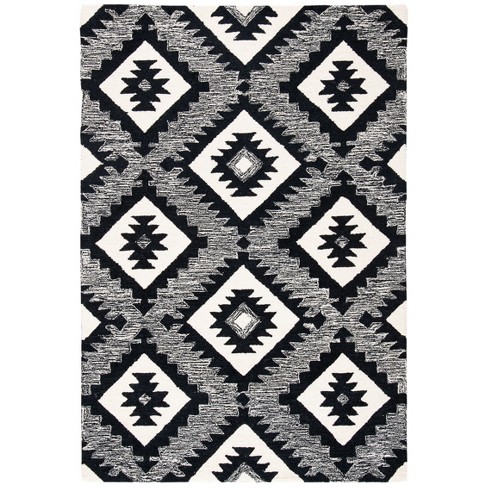 Aspen Apn813 Hand Tufted Area Rug - Charcoal/black - 4' X 6' - Safavieh ...