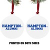 Hampton University Pirates Alumn Aluminum Holiday Christmas Tree Ornament - 2 of 4