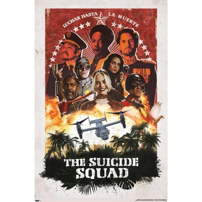 Trends International DC Comics Movie The Suicide Squad - Plane Group Unframed Wall Poster Prints
