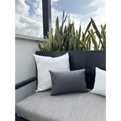 Essential Dark Grey 25" Indoor Outdoor Pillow
