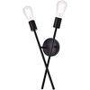 Elegant Lighting Armin 2 lights wall sconce in black - 3 of 4