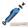 Unique Bargains Rubber Non-Slip Fit 7/8" Handlebar Grips 1 Pair with Hex Wrench 5.28" - 4 of 4