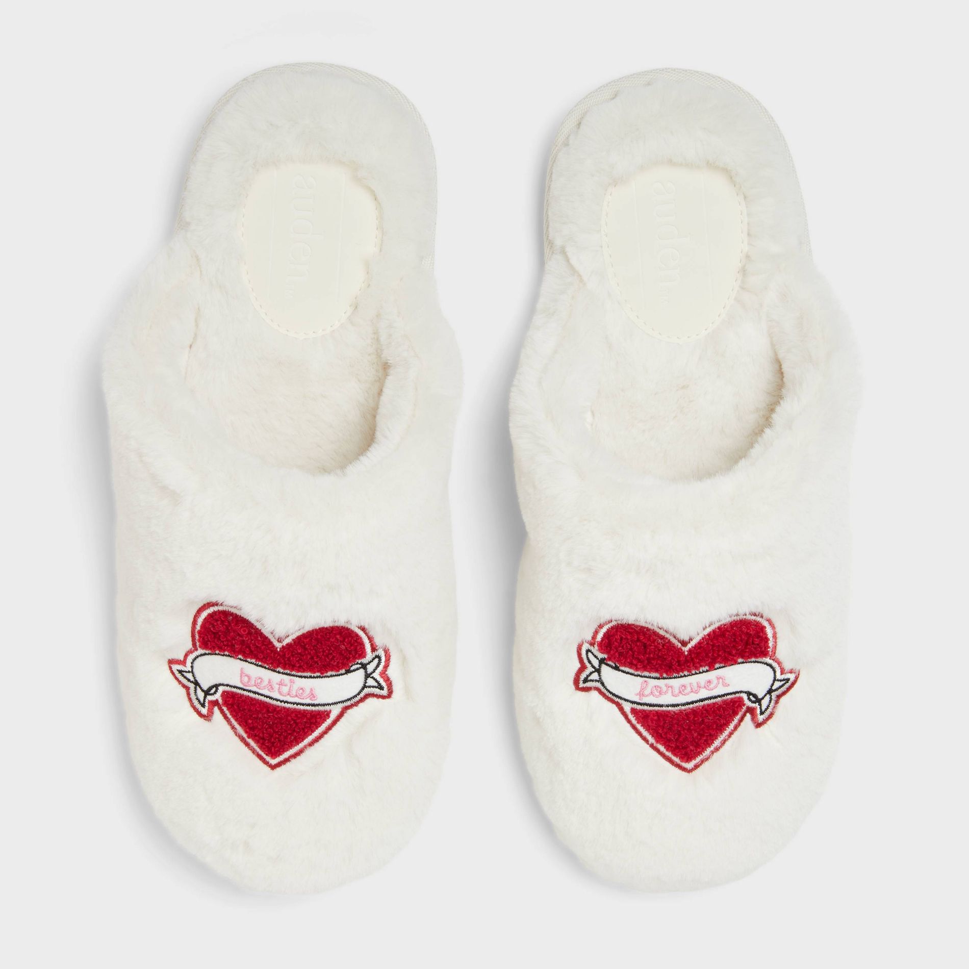 Women's Shana Besties Forever Scuff Slippers - Auden™ Ivory S
