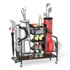 Arceso 36 Inch Golf Bag Organizer, Golf Storage Organizer for Garage with Wheels,  Golf Clubs, Golf Equipment Accessories - 2 of 4