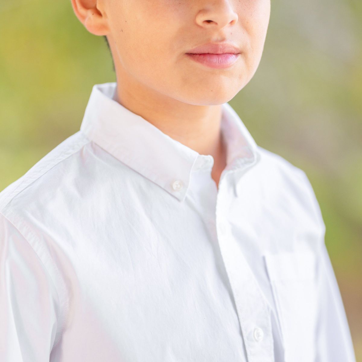 Hope & Henry Boys' Poplin Button Down Shirt, Kids - thumbnail 4