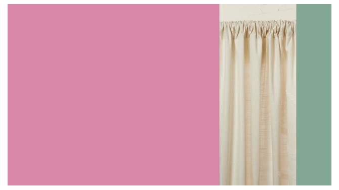 1pc Light Filtering Sunburst Window Curtain Panel Ivory - Opalhouse™ designed with Jungalow™ , 2 of 13, play video