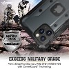 Vena vArmor Rugged Case for Apple iPhone 12 and iPhone 12 Pro Military Grade Drop Protection with Belt Clip Holster Kickstand - Space Gray - 3 of 4