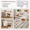 4-in-1 Folding Sewing Table with Lockable Wheels – Multi-Functional Craft Station, End Table - 3 of 4
