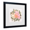 Trademark Fine Art - Rosana Laiz Blursbyai Nanette floral bouquet in pastels Matted Framed Art - 3 of 4