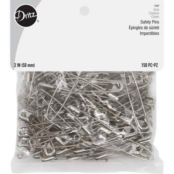 Dritz 2" 150ct Safety Pins Nickel-Plated Steel