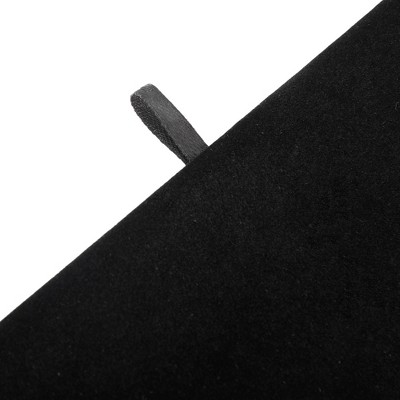 Black Velvet Jewelry Display Trays for Necklaces and Rings, 14 Inch, Set of 6