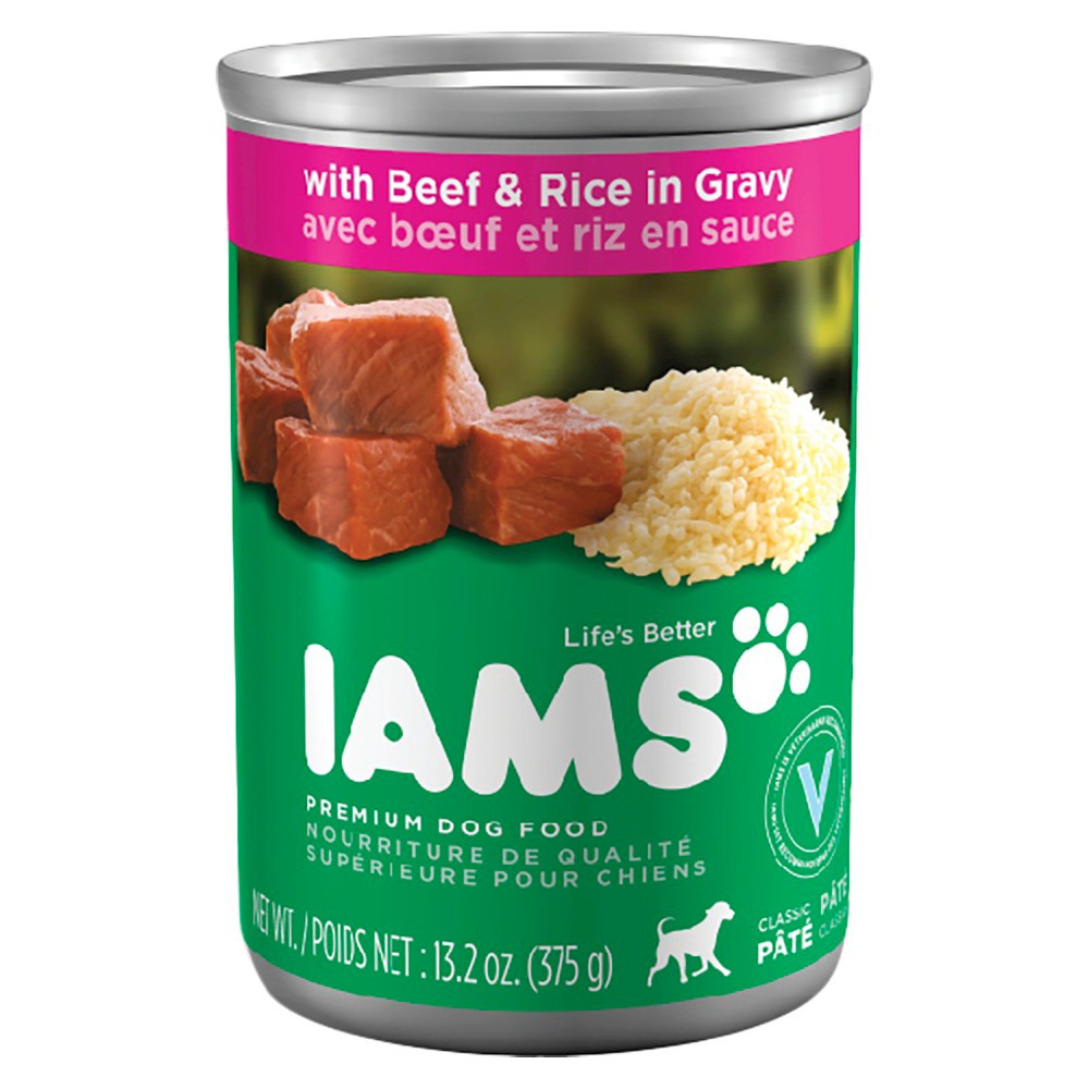 UPC 019014013302 product image for Iams ProActive Health With Beef and Rice Wet Dog Food - 13.2oz | upcitemdb.com