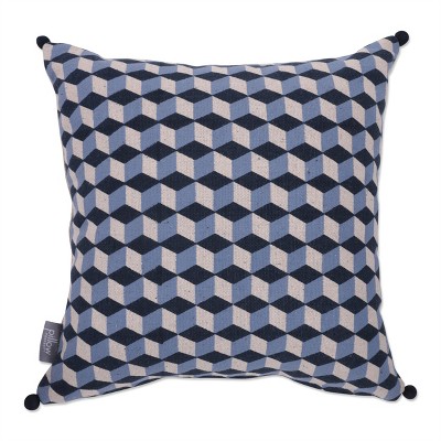 18"x18" Geometric Cubes Square Throw Pillow - Pillow Perfect