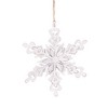 YOOCOZZ  Christmas Holiday Party Ornaments Decoration 6 Set - 2 Groups of Iron Snowflake Hanger, Decorative Hanging Ball Christmas Tree Ornaments - 3 of 4