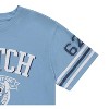 Disney Ladies Lilo and Stitch Shirt - Ladies Classic Lilo and Stitch Lilo and Stitch Varsity Stripe Sleeve Athletic Tee - 4 of 4