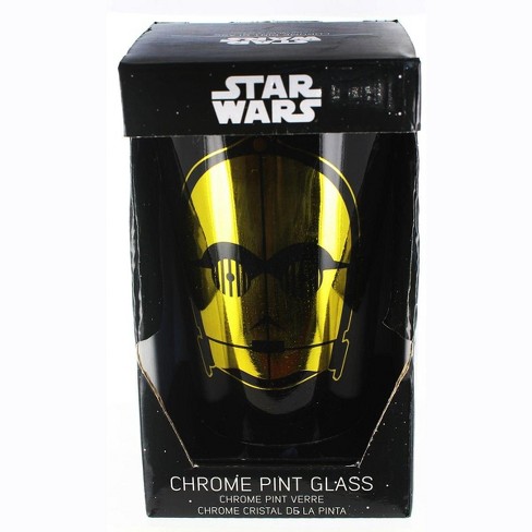 Funky People Star Wars C3po Chrome Pint Glass : Target