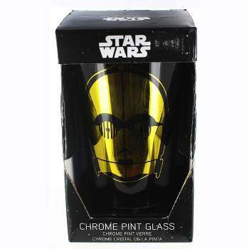 Funky People Star Wars C3PO Chrome Pint Glass