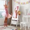 Tangkula Kids Freestanding Full Length Dressing Floor Mirror w/ Shelf Storage Bin White - 2 of 4