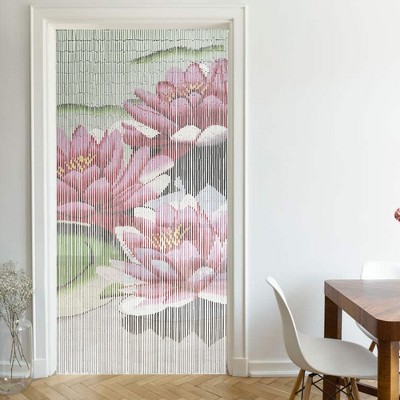 Evideco French Home Goods Decorative Beaded Door Curtain 36 x 79 Inches