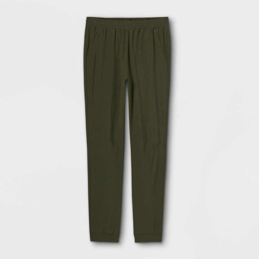 UPC 195994976698 product image for Boys' Stretch Woven Jogger Pants - All in Motion Olive Green XL | upcitemdb.com