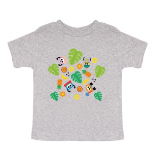 Leo the Truck Palm Leaves  - Toddler Short Sleeve Graphic T-Shirt - 1 of 3