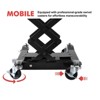 450 LBS Low Profile Transmission Jack - Heavy-Duty Auto Repair Lift with 7-23 Inch Height Range, 2M Safety Straps & 4 Brake Wheels - 4 of 4