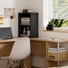 HOMLUX 2-Tier Cube Bookcase Compact Storage Shelf Organizer - 4 of 4