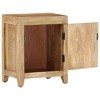 vidaXL Bedside Cabinet 15.7"x11.8"x19.7" Solid Mango Wood - 4 of 4