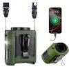 Panergy Portable Waist Fan, 4 Speeds 13000RPM Airflow, Clip Belt Rechargeable Fan, Battery Operated 24Hrs Time, Outdoor Camping Travel - 4 of 4