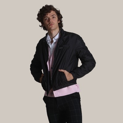 Members Only Men's Packable Lightweight Windbreaker Jacket - Black - Large — фото 2
