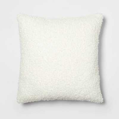 Euro Boucle Decorative Throw Pillow Cream - Threshold™
