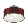 Livex Lighting Park Ridge 2 - Light Semi-Flush Mount in  Brushed Nickel - 3 of 3