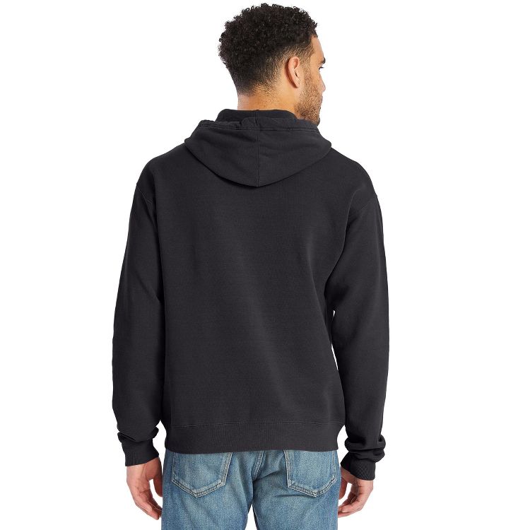 Hanes Men's Garment Dyed Fleece Hoodie, 3 of 7