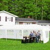 Tangkula 10' x 30' Outdoor White Wedding Party Event Tent with 5 Removable Side Walls - 2 of 4