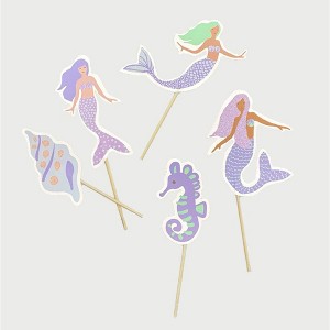 Magical Mermaid Toppers (10 per pack) - 1 of 1