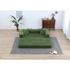 77.9" Corduroy Convertible Sofa Bed with Folding Mattress - 3 of 4