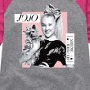 Girls' JoJo Siwa Shine Bright  - Athletic Heather/Fuchsia - Medium - 2 of 4