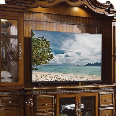 Cherry Oak Regal Entertainment Center with Touch Light Functionality