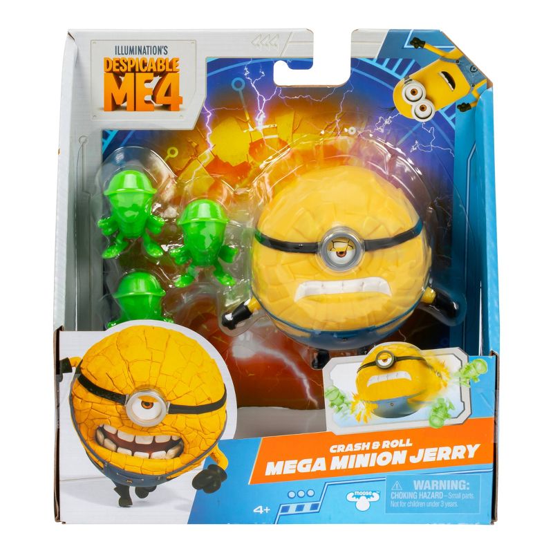 Despicable Me 4 Jerry Mega Minion Crash and Roll Figure, 2 of 9