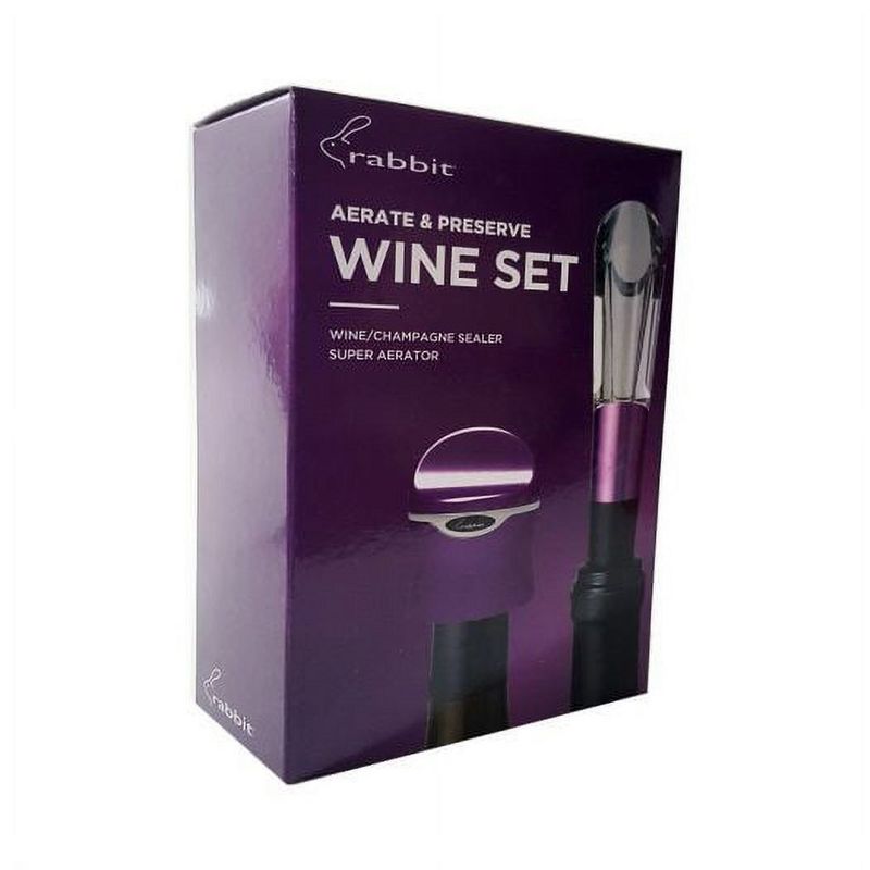 Rabbit Aerate & Preserve Wine Set, 4 of 5