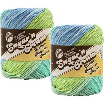 Lily Sugar'n Cream Yarn - Ombres Super Size-Emerald Energy