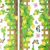Slickblue Spring Fence Wall Art Decals – Nature & Floral Design Vinyl Stickers, Easy Application (23.6x35.9") - 3 of 3