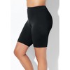 Swimsuits for All Women's Plus Size Chlorine Resistant Long Bike Short Swim Bottom - 3 of 3