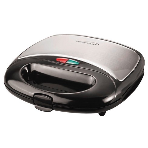 Cook's Essentials Stainless Steel Contact Grill& Panini Maker ,Black