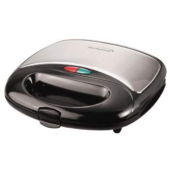 Brentwood Panini Maker (Black and Stainless Steel)