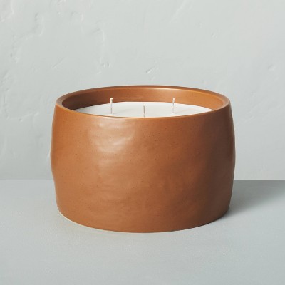 35oz Harvest Spice 5-Wick Speckled Ceramic Fall Candle - Hearth & Hand™ with Magnolia